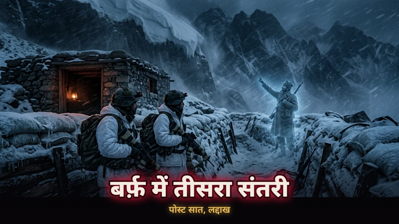 बर्फ़ में तीसरा संतरी